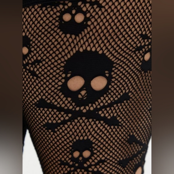 TORRID Premium Leggings Skull Mesh Size 2 - Picture 6 of 11